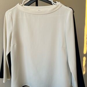 Uniqlo Cream Long Sleeve Women's Top